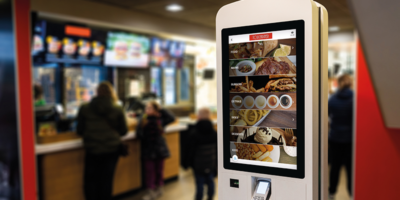 SelfService order kiosk software from ICRTouch